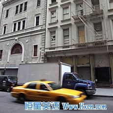 Site of a proposed mosque on Park Place in lower Manhattan in New York, 16 Aug 2010