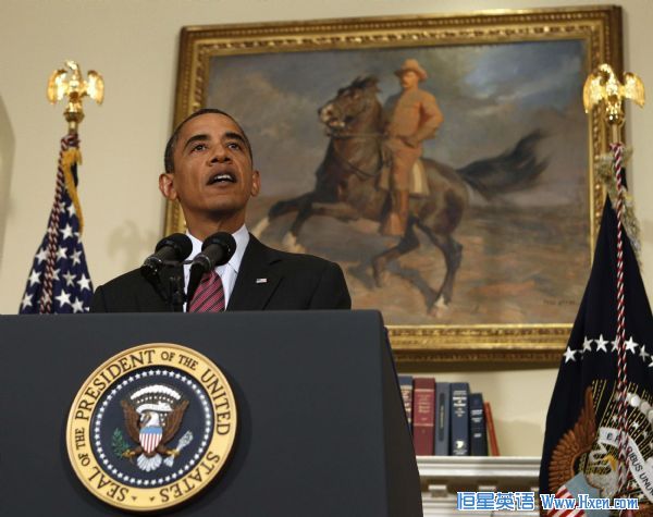 US President Obama makes a statement about the economy in the Roosevelt Room of the White House in Washington U.S. President Barack Obama makes a statement about the economy in the Roosevelt Room of the White House in Washington July 23, 2010. Obama urged the Senate on Friday to complete work on a small-business jobs plan that has been a subject of partisan wrangling. (Xinhua/Reuters)