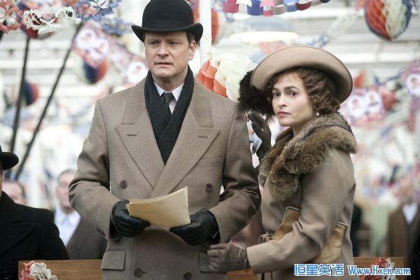 Publicity photo of actor Colin Firth and Helena Bonham Carter in scene from the Oscar nominated film 'The King's Speech' REFILE - ADDING RESTRICTIONS  Actors Colin Firth (L) and Helena Bonham Carter are shown in a scene from the film 'The King's Speech' in this undated publicity photo released to Reuters on January 25, 2011. The film was nominated for best picture for the 83rd Academy Awards announced in Beverly Hills January 25, 2011. The Oscars will be presented February 27, 2011 in Hollywood. (Xinhua/Reuters)