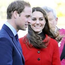 Britain's Prince William and his fiancee Kate Middleton, visit the University of St Andrews in Scotland, on February 25, 2011.