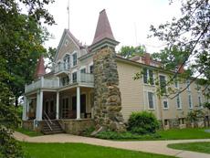 Clara Barton's home served as national headquarters for the American Red Cross, a dormitory for Red Cross staff and a warehouse for relief supplies.