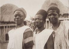 3 pupils from Bamum - Johanne, Mose & Daniel