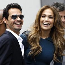Jennifer Lopez and Marc Anthony 