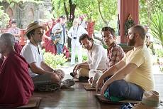 (L to R) Director Todd Phillips, Bradley Cooper, Ed Helms and Zach Galifianakis on location during the production of Warner Bros. Pictures' and Legendary Pictures' comedy THE HANGOVER PART II a Warner Bros. Pictures production. (L to R) Director Todd Phillips, Bradley Cooper, Ed Helms and Zach Galifianakis on location during the production of Warner Bros. Pictures' and Legendary Pictures' comedy THE HANGOVER PART II a Warner Bros. Pictures production.
