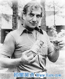 George Ballas with the first Weed Eater