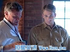 Joe Johnston and Chris Evans in 