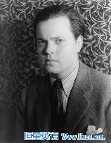 The brilliant actor and director Orson Welles at age 22 in 1937, a year before he and his acting troupe scared the daylights out of thousands of radio listeners on Halloween eve.  