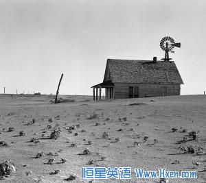 In the 1930s, the once-fertile Great Plains turned into the Dust Bowl after generations of plows broke up the soil.