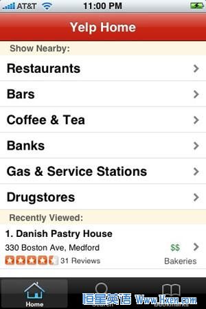 Some online Yelp listings  
