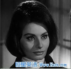 Sophia Loren in the movie, ��Five Miles to Midnight,�� in 1962.  