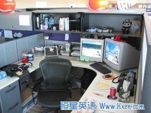 People who toil in cubicles often try to personalize their limited space as much as humanly possible. 
