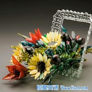 Ginny Ruffner is best known for her intricate glass flowers.