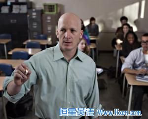 Kevin Blake as the teacher, Mr. McGregor