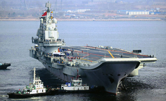 China First Aircraft Carrier Enters into Service 