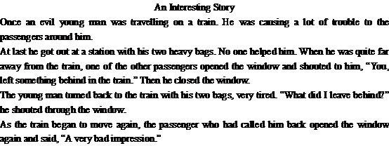 һ˼An Interesting Story