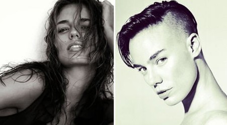 剪去长发!女模特华丽变身帅气男模