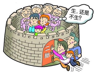 中国放宽一胎化政策