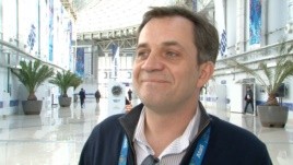 Sochi Main Press Center Busy Hub for Media