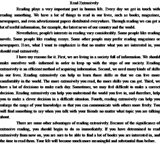 ���ڲ������Ķ��Ĺ㷺��Read Extensivel