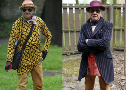 英国最潮老爷爷:我有颗不服老的时尚心