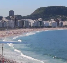World Cup Fans Gather Atop Sugarloaf Mountain