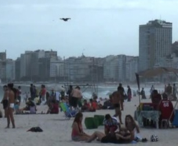 Copacabana Beach Draws World Cup Fans From Near, Far