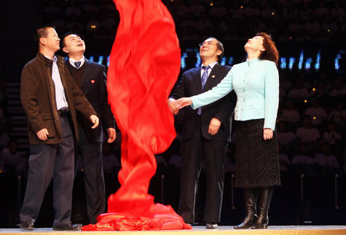 Photos: Publicity campaign for Beijing 2008 Olympic songs launched