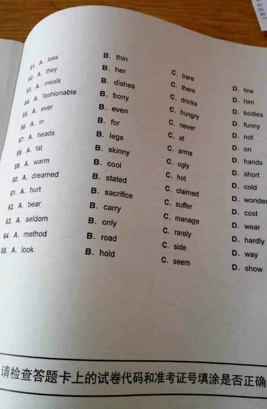 2016��ְ��Ӣ�￼�������ۺ���C���������