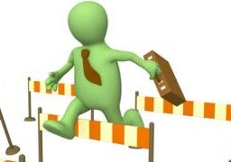 ���ǽ���Ӣ���275��:To fall at the first hurdle ���ڵ�һ��